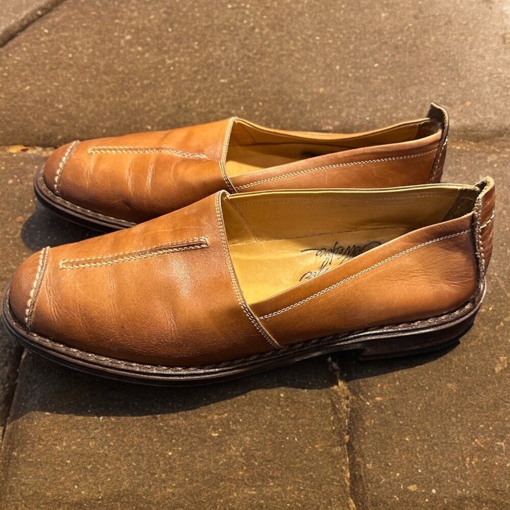 Ciro Schiano Handmade Expressly for Belvedere Leather Loafers Mens 11